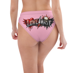 Love/Hate high-waisted bikini/pantie bottom - Pink