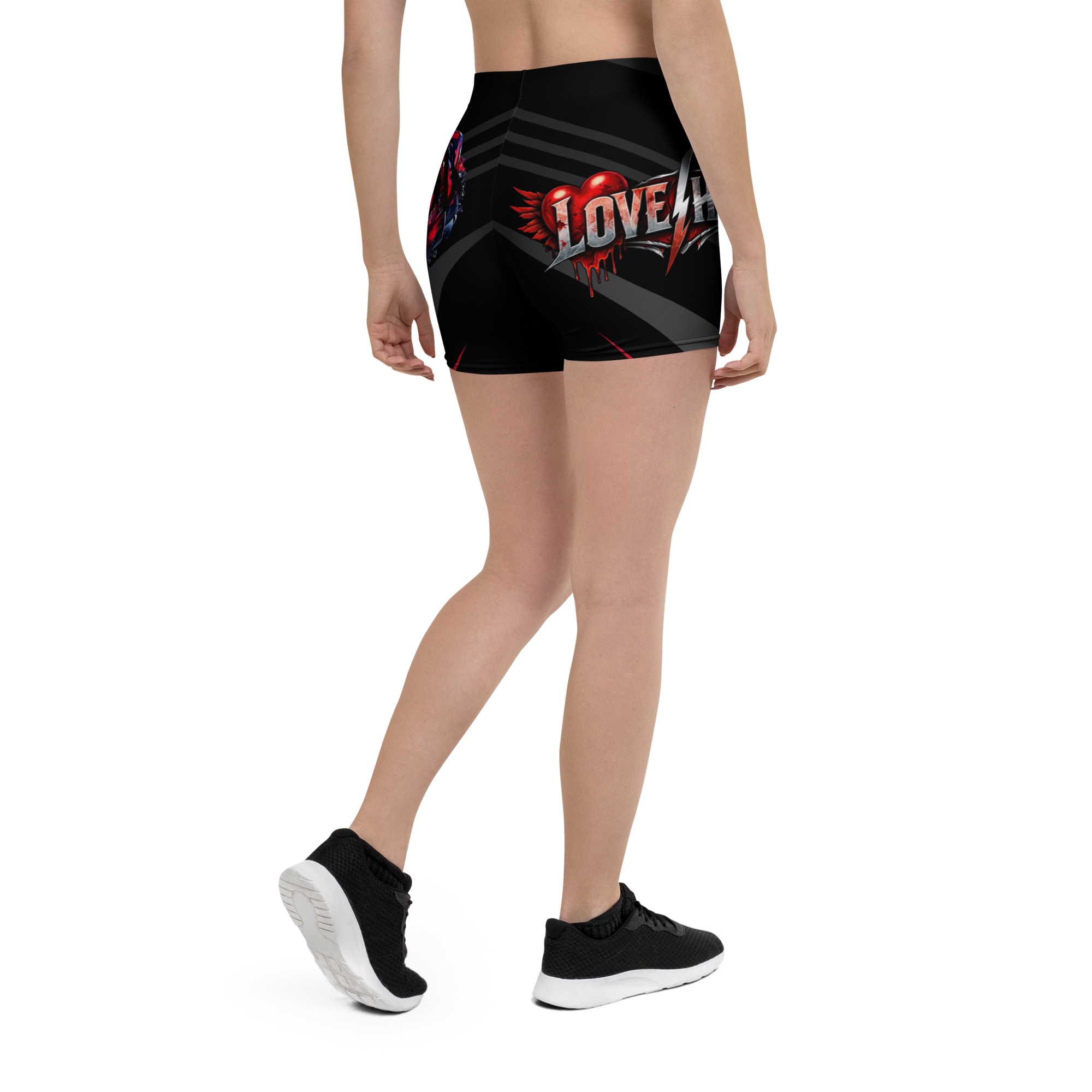 Love\Hate Unisex Boxer Style Shorts - Image 6