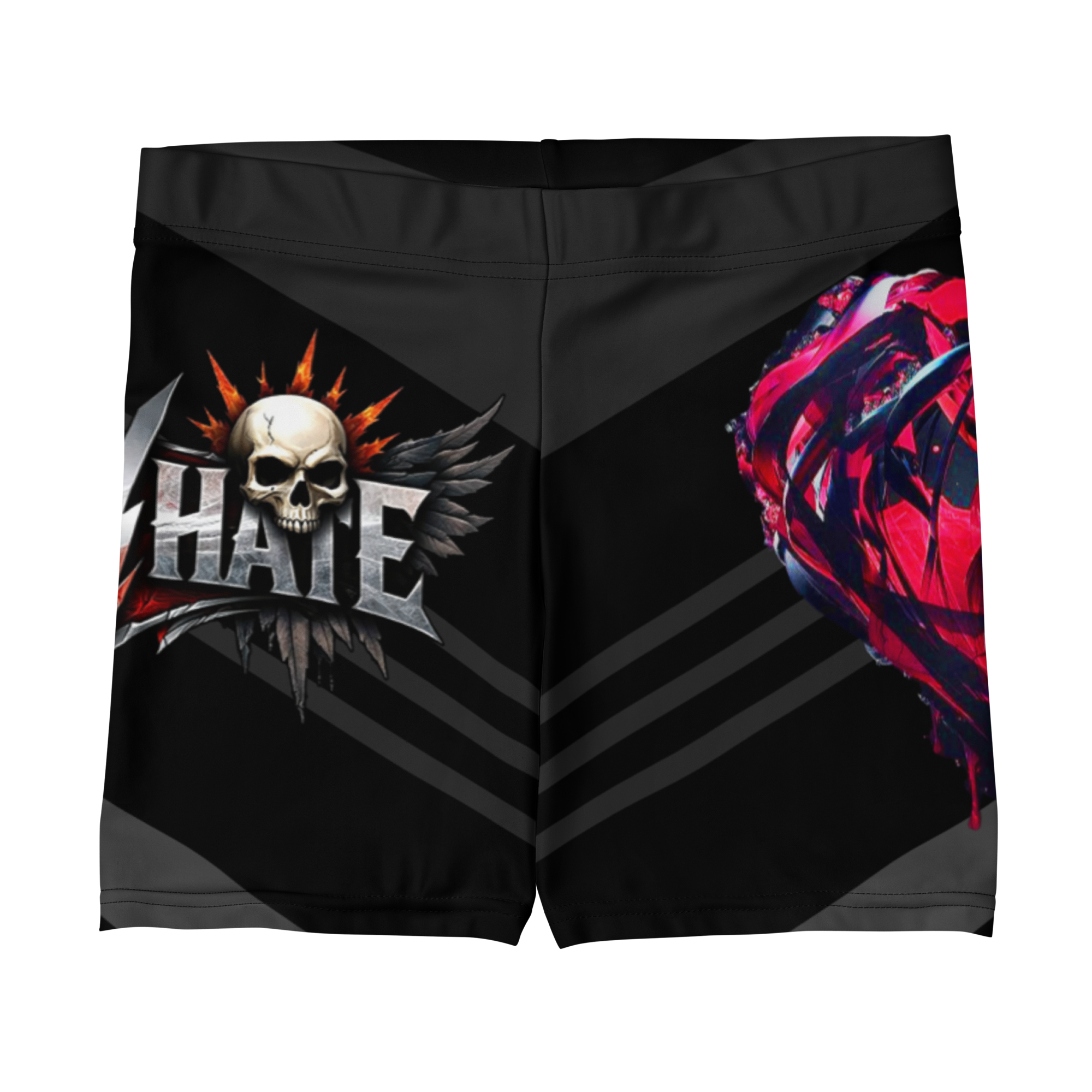 Love\Hate Unisex Boxer Style Shorts - Image 3