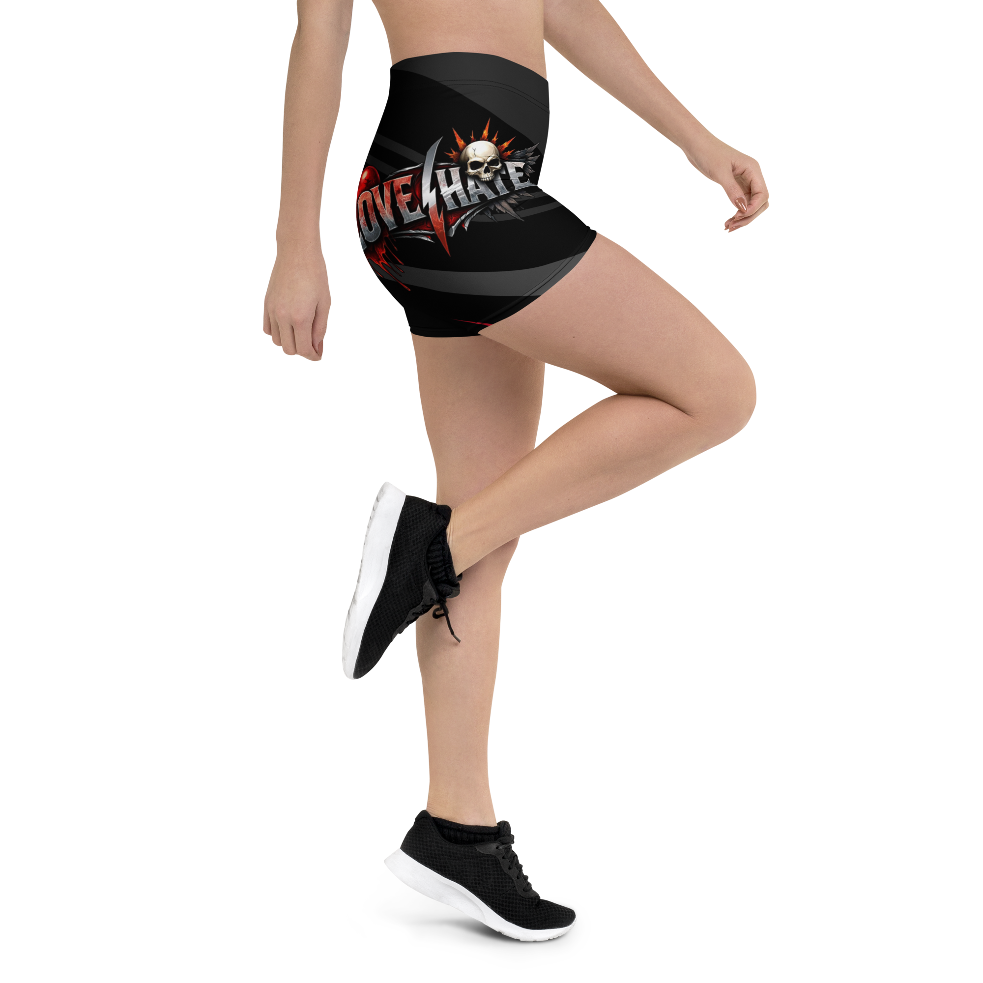 Love\Hate Unisex Boxer Style Shorts - Image 7