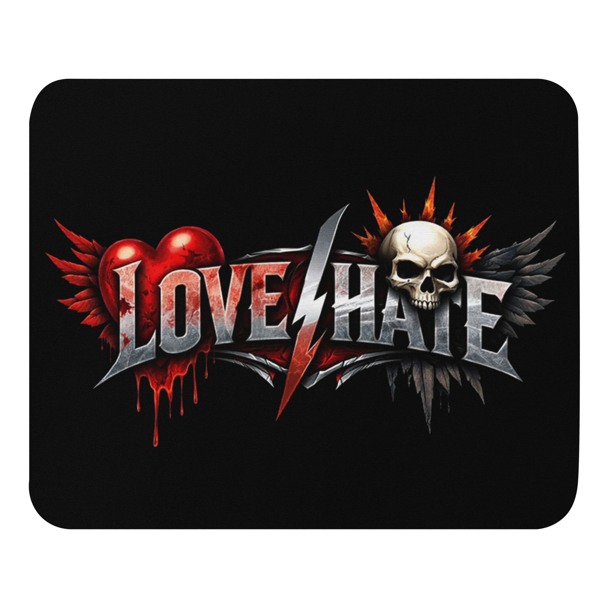 Love/Hate Mouse pad
