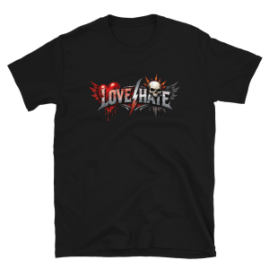 Love/Hate "Soft style" Short-Sleeve Unisex T-Shirt