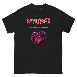 Love/Hate Classic Tee Unisex - Black